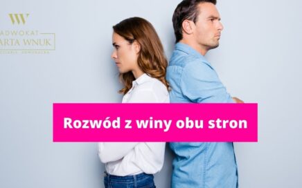Rozwód z winy obu stron